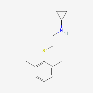 Cyclopropylamine,N-(2-(2,6-xylylthio)ethyl)-