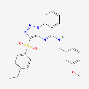 3-[(4-ethylphenyl)sulfonyl]-N-(3-methoxybenzyl)[1,2,3]triazolo[1,5-a]quinazolin-5-amine