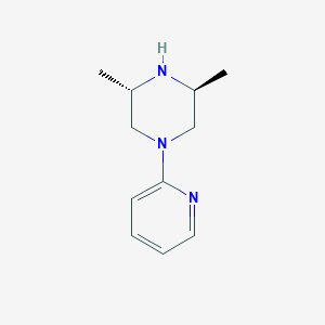 molecular formula C11H17N3 B1499492 (3S,5S)-3,5-Dimethyl-1-(pyridin-2-YL)piperazine CAS No. 59281-47-9