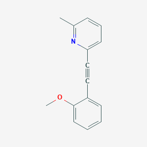 2-((2-Methoxyphenyl)ethynyl)-6-methylpyridine