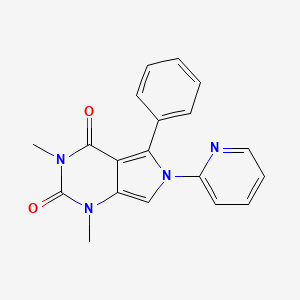 1,3-dimethyl-5-phenyl-6-(pyridin-2-yl)-1H-pyrrolo[3,4-d]pyrimidine-2,4(3H,6H)-dione