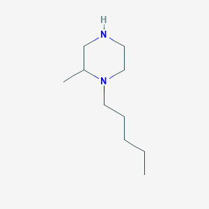 molecular formula C10H22N2 B1499511 2-甲基-1-戊基哌嗪 CAS No. 26864-98-2