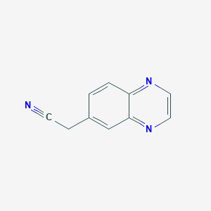 6-Quinoxalineacetonitrile