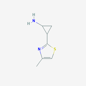 2-(4-Methyl-1,3-thiazol-2-yl)cyclopropanamine