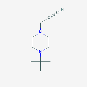 molecular formula C11H20N2 B1499527 1-Tert-butyl-4-prop-2-YN-1-ylpiperazine CAS No. 91211-39-1