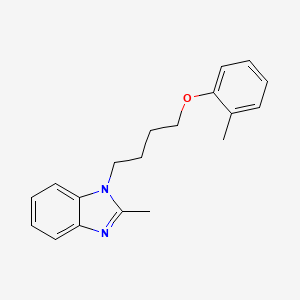 2-methyl-1-[4-(2-methylphenoxy)butyl]-1H-benzimidazole