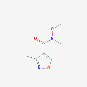 N-methoxy-N,3-dimethylisoxazole-4-carboxamide