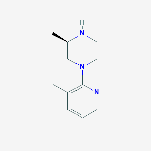 molecular formula C11H17N3 B1499545 (R)-3-methyl-1-(3-methylpyridin-2-yl)piperazine 