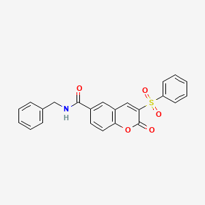 molecular formula C23H17NO5S B14995487 NR2F6 modulator-1 