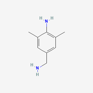 molecular formula C9H14N2 B1499549 4-(Aminomethyl)-2,6-dimethylaniline CAS No. 917388-67-1