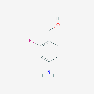 molecular formula C7H8FNO B1499550 (4-Amino-2-fluorophenyl)methanol CAS No. 840501-15-7