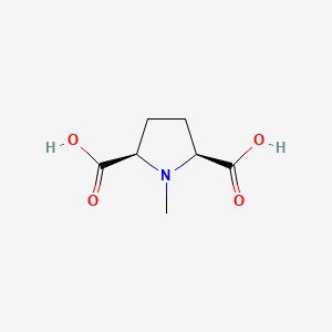 molecular formula C7H11NO4 B1499558 (2R,5S)-1-Methylpyrrolidine-2,5-dicarboxylic acid 