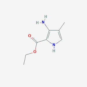 ethyl 3-amino-4-methyl-1H-pyrrole-2-carboxylate