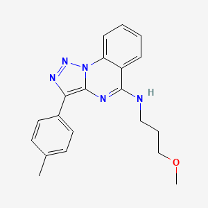 N-(3-methoxypropyl)-3-(4-methylphenyl)-[1,2,3]triazolo[1,5-a]quinazolin-5-amine