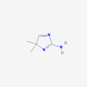 molecular formula C5H9N3 B1499563 4h-Imidazol-2-amine,4,4-dimethyl- 