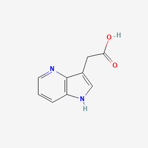 molecular formula C9H8N2O2 B1499564 2-(1H-ピロロ[3,2-b]ピリジン-3-イル)酢酸 CAS No. 27224-27-7