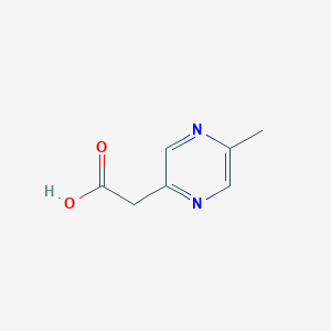 molecular formula C7H8N2O2 B1499565 2-(5-Methylpyrazin-2-YL)acetic acid 