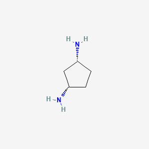 molecular formula C5H12N2 B1499572 cis-Cyclopentane-1,3-diamine CAS No. 63486-45-3