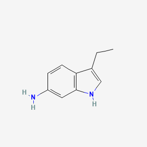 molecular formula C10H12N2 B1499577 3-ethyl-1H-indol-6-amine 