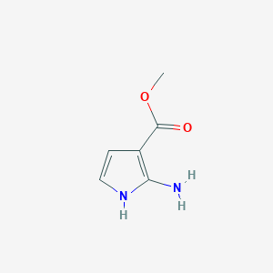 molecular formula C6H8N2O2 B1499582 Methyl 2-amino-1H-pyrrole-3-carboxylate 