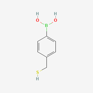 molecular formula C7H9BO2S B1499583 (4-(Mercaptomethyl)phenyl)boronic acid 