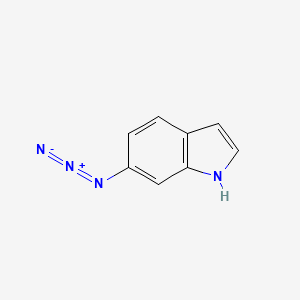 molecular formula C8H6N4 B1499585 6-叠氮-1H-吲哚 CAS No. 81524-75-6