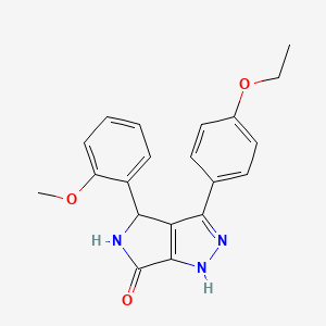 3-(4-ethoxyphenyl)-4-(2-methoxyphenyl)-4,5-dihydropyrrolo[3,4-c]pyrazol-6(1H)-one