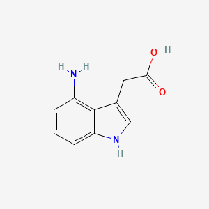 molecular formula C10H10N2O2 B1499586 2-(4-Amino-1H-indol-3-yl)acetic acid CAS No. 79473-07-7