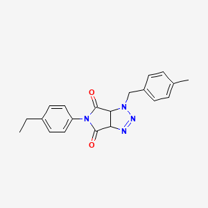 5-(4-ethylphenyl)-1-(4-methylbenzyl)-3a,6a-dihydropyrrolo[3,4-d][1,2,3]triazole-4,6(1H,5H)-dione