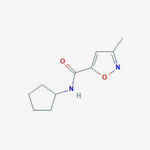 N-cyclopentyl-3-methylisoxazole-5-carboxamide