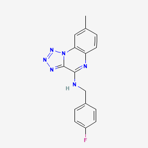 N-(4-fluorobenzyl)-8-methyltetrazolo[1,5-a]quinoxalin-4-amine