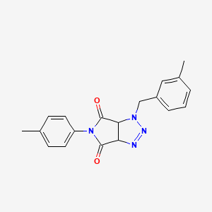 1-(3-methylbenzyl)-5-(4-methylphenyl)-3a,6a-dihydropyrrolo[3,4-d][1,2,3]triazole-4,6(1H,5H)-dione