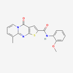 N-(2-methoxyphenyl)-9-methyl-4-oxo-4H-pyrido[1,2-a]thieno[2,3-d]pyrimidine-2-carboxamide