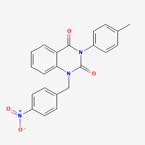 molecular formula C22H17N3O4 B14996581 3-(4-methylphenyl)-1-(4-nitrobenzyl)quinazoline-2,4(1H,3H)-dione 