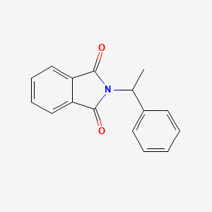 molecular formula C16H13NO2 B14996634 2-(1-phenylethyl)-1H-isoindole-1,3(2H)-dione 