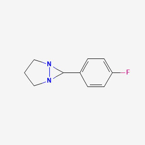 molecular formula C10H11FN2 B14996688 6-(4-Fluorophenyl)-1,5-diazabicyclo[3.1.0]hexane CAS No. 461652-99-3