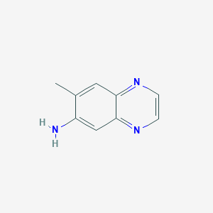 molecular formula C9H9N3 B1499682 7-Methylquinoxalin-6-amine 