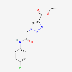 ethyl 1-{2-[(4-chlorophenyl)amino]-2-oxoethyl}-1H-1,2,3-triazole-4-carboxylate