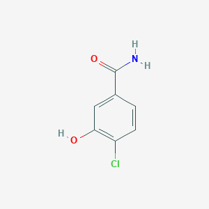 molecular formula C7H6ClNO2 B1499689 4-Chloro-3-hydroxybenzamide CAS No. 943750-52-5