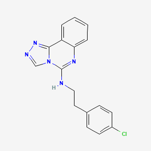 [1,2,4]Triazolo[4,3-c]quinazolin-5-amine, N-[2-(4-chlorophenyl)ethyl]-