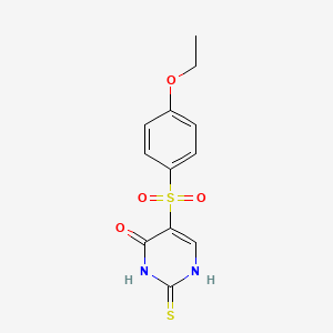 5-[(4-ethoxyphenyl)sulfonyl]-2-thioxo-2,3-dihydropyrimidin-4(1H)-one