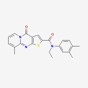 N-(3,4-dimethylphenyl)-N-ethyl-9-methyl-4-oxo-4H-pyrido[1,2-a]thieno[2,3-d]pyrimidine-2-carboxamide