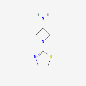 molecular formula C6H9N3S B1499698 1-(Thiazol-2-yl)azetidin-3-amine 