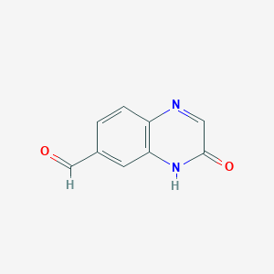 molecular formula C9H6N2O2 B1499702 3-Hydroxyquinoxaline-6-carbaldehyde 