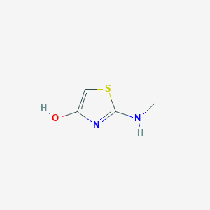 molecular formula C4H6N2OS B1499703 4-Thiazolol, 2-(methylamino)- 