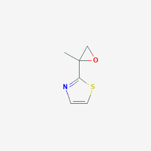molecular formula C6H7NOS B1499704 2-(2-Methyloxiranyl)thiazole 