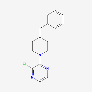 molecular formula C16H18ClN3 B14997067 2-(4-Benzylpiperidin-1-yl)-3-chloropyrazine 