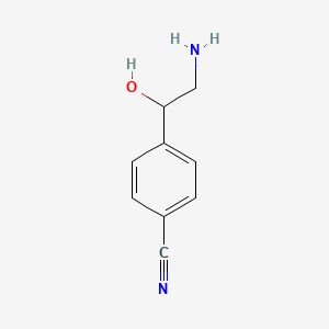 molecular formula C9H10N2O B1499712 4-(2-Amino-1-hydroxyethyl)benzonitrile CAS No. 92521-19-2