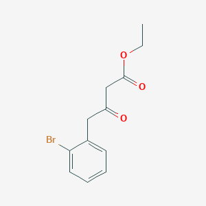molecular formula C12H13BrO3 B1499717 4-(2-Bromo-phenyl)-3-oxo-butyric acid ethyl ester 