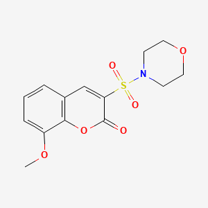 8-methoxy-3-(morpholin-4-ylsulfonyl)-2H-chromen-2-one